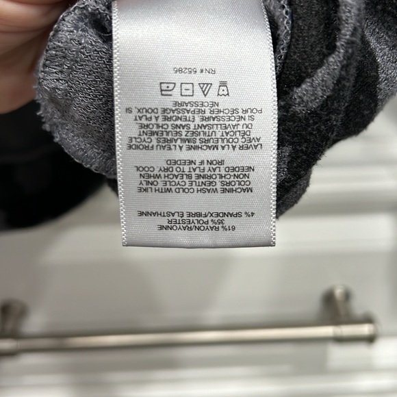 Express  Jogger set  gray black army fatigue Top Size S petite Bottom XS petite - Picture 6 of 10